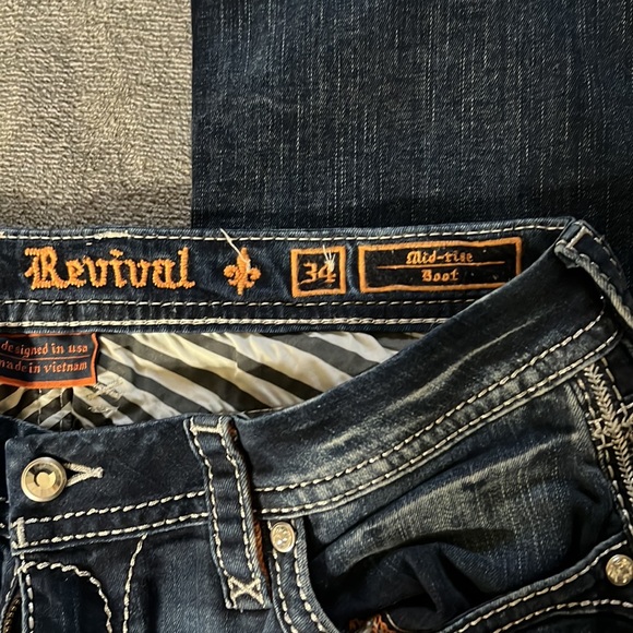 Rick revival jeans mid rise/boot - Picture 3 of 7